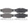 Brake pad set for wear warning indicator 17.8 mm A.B.S. for JAGUAR S-TYPE