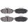 Brake pad set without wear sensor 17.3 mm A.B.S. for FORD and others