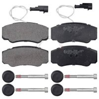 Brake pad set with wear sensor 19.9 mm A.B.S. for NISSAN...