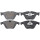 Brake pad set for wear warning indicator 20.3 mm A.B.S. for BMW 3 Series