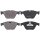 Brake pad set for wear warning indicator 20.3 mm A.B.S. for BMW 3 Series