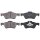 Brake pad set without wear sensor 16 mm A.B.S. for FORD MAVERICK and others