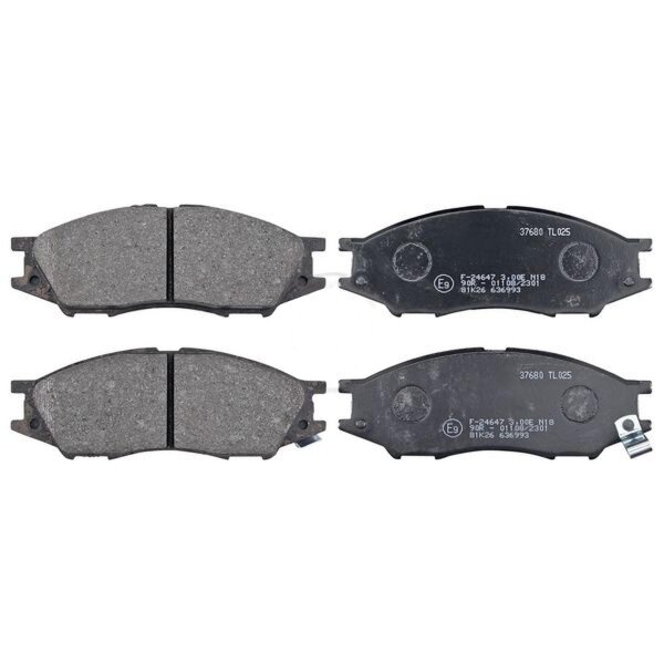 Brake pad set with wear warning 16.1 mm A.B.S. for NISSAN ALMERA and others