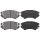 Brake pad set with wear warning 19.1 mm A.B.S. for e.g. OPEL INSIGNIA