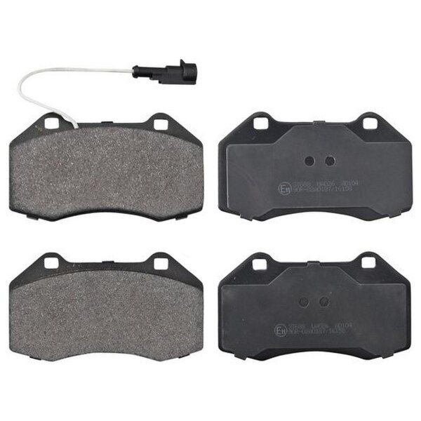 Brake pad set with wear sensor 15.2 mm A.B.S. for e.g. ALFA ROMEO MITO