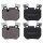 Brake pad set for wear warning indicator 16.8 mm A.B.S. for BMW 3 Series