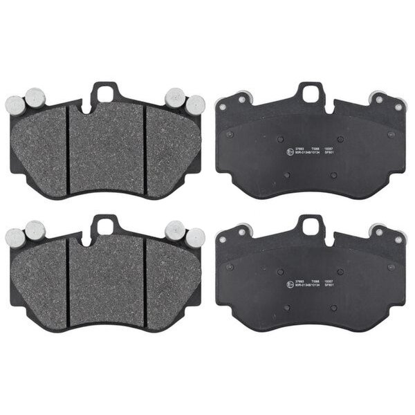 Brake pad set for wear warning indicator 17 mm A.B.S. for PORSCHE CAYENNE