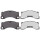 Brake pad set for wear warning 16.1 mm A.B.S. for PORSCHE PANAMERA and others