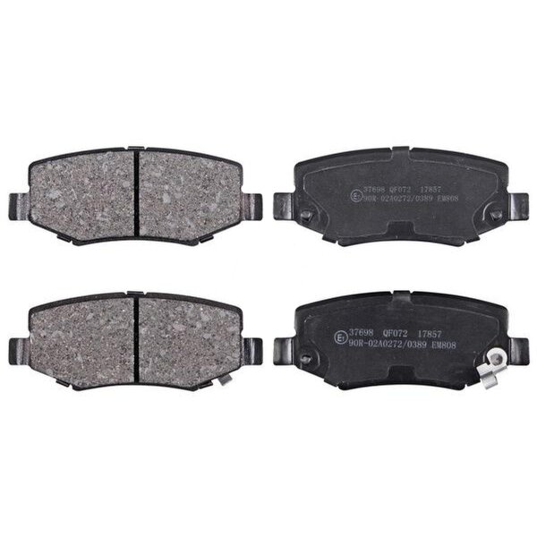 Brake pad set with wear warning 16.7 mm A.B.S. for DODGE NITRO and others