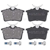 Brake pad set without wear sensor 16.6 mm A.B.S. for...