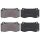 Brake pad set with wear warning 17 mm A.B.S. for CHRYSLER 300C and others