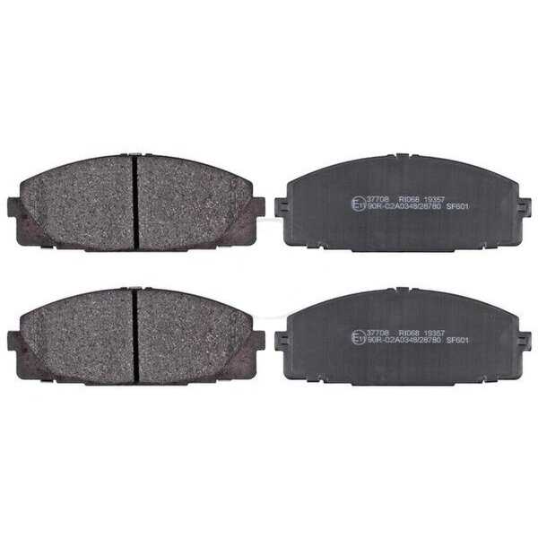 Brake pad set without wear sensor 15.5 mm A.B.S. for TOYOTA HIACE and others