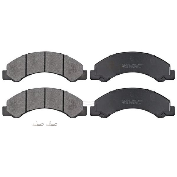 Brake pad set with acoustic wear warning 20 mm A.B.S. for TOYOTA DYNA