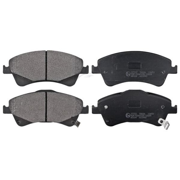 Brake pad set with wear warning 19.5 mm A.B.S. for TOYOTA AVENSIS and others