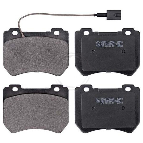 Brake pad set incl. wear warning contact 16 mm A.B.S. for e.g. ALFA ROMEO 159