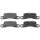 Brake pad set for wear warning indicator 14.2 mm A.B.S. for PORSCHE CAYENNE