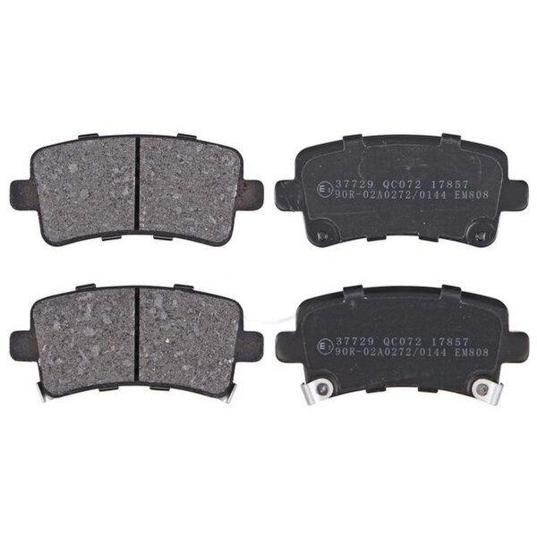 Brake pad set with wear warning 16.7 mm A.B.S. for e.g. OPEL INSIGNIA