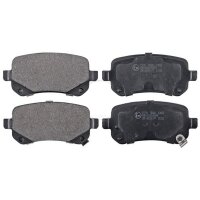 Brake pad set with wear warning 17 mm A.B.S. for DODGE...