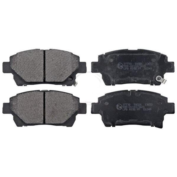 Brake pad set with wear warning 16.6 mm A.B.S. for TOYOTA IQ and others