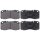Brake pad set for wear warning indicator 22 mm A.B.S. for IVECO DAILY and others