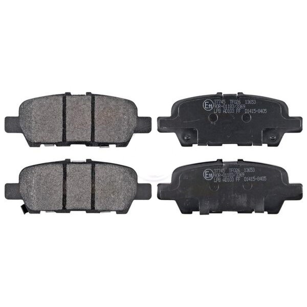 Brake pad set with wear warning 14.2 mm A.B.S. for NISSAN JUKE and others