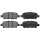 Brake pad set with wear warning 14.2 mm A.B.S. for NISSAN JUKE and others