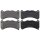 Brake pad set with acoustic wear warning 16 mm A.B.S. for LEXUS IS