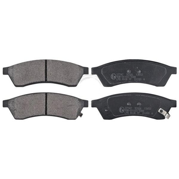 Brake pad set with wear warning 14.5 mm A.B.S. for CHEVROLET EPICA