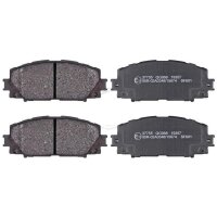Brake pad set without wear sensor 16.3 mm A.B.S. for...