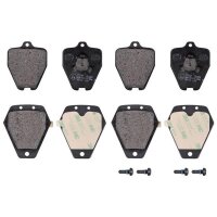 Brake pad set without integrated wear sensor 17 mm A.B.S....