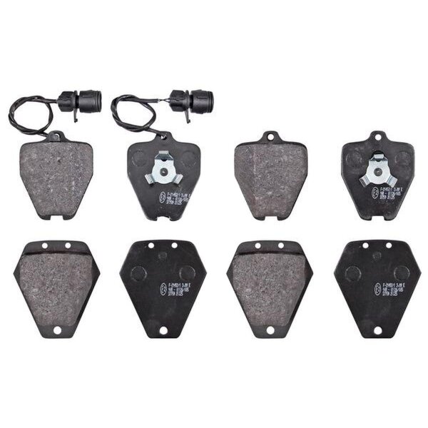 Brake pad set with integrated wear sensor 17 mm A.B.S. for AUDI A6 and others