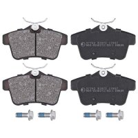 Brake pad set without wear sensor 17.5 mm A.B.S. for...