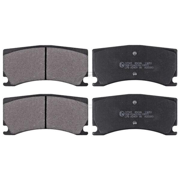 Brake pad set without wear sensor 15.6 mm A.B.S. for JAGUAR XK and others