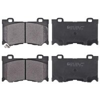 Brake pad set with wear warning 15.6 mm A.B.S. for e.g....