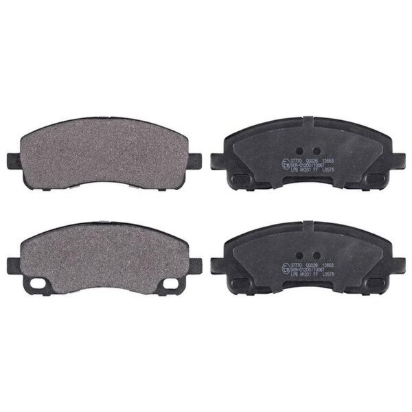 Brake pad set without wear sensor 18 mm A.B.S. for e.g. FUSO MITSUBISHI