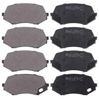 Brake pad set without wear sensor 17.5 mm A.B.S. for e.g....