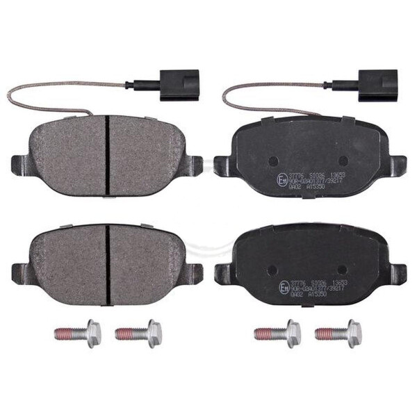 Bremsbelagsatz mit Verschleißsensor 17,5 mm A.B.S. für u.a. ALFA ROMEO GIULIETTA