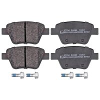 Brake pad set without wear sensor 17.7 mm A.B.S. for...