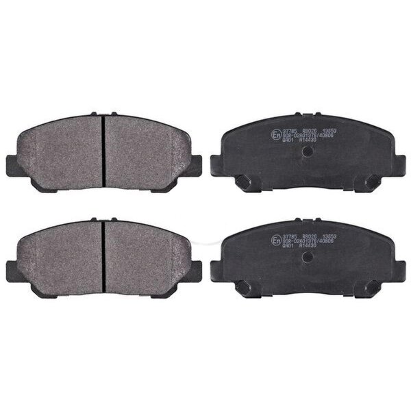 Brake pad set without integrated wear sensor 18 mm A.B.S. for TOYOTA PREVIA
