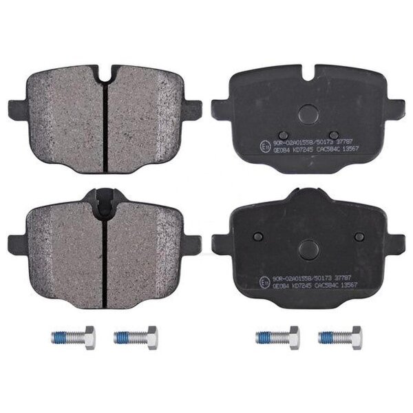Brake pad set for wear warning indicator 17.8 mm A.B.S. for BMW 5 Series
