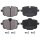 Brake pad set for wear warning indicator 17.8 mm A.B.S. for BMW 5 Series