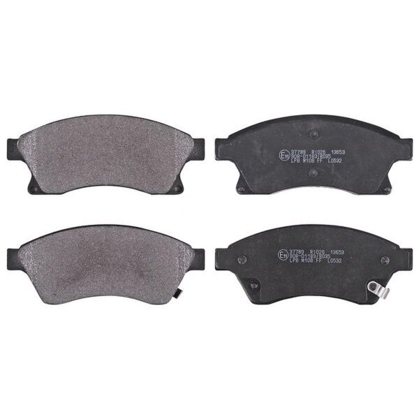 Brake pad set with wear warning 19 mm A.B.S. for e.g. OPEL ASTRA