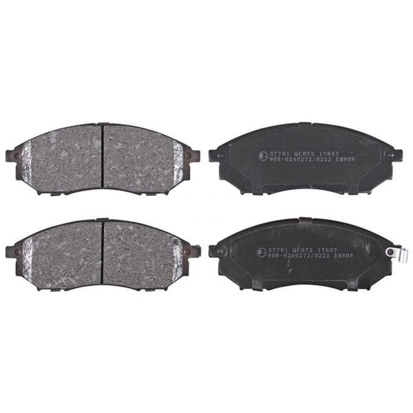 Brake pad set with wear warning 16 mm A.B.S. for NISSAN PATHFINDER and others