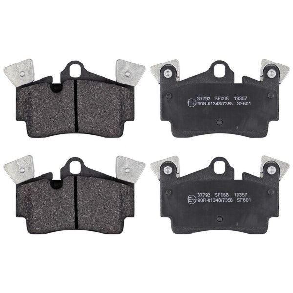 Brake pad set for wear warning indicator 16.6 mm A.B.S. for AUDI Q7 and others