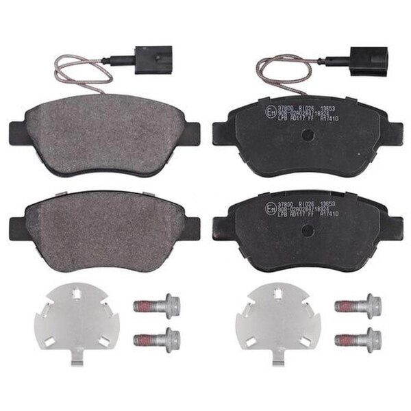 Brake pad set with wear sensor 17.8 mm A.B.S. for FIAT PUNTO EVO and others