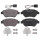 Brake pad set with wear sensor 17.8 mm A.B.S. for FIAT PUNTO EVO and others
