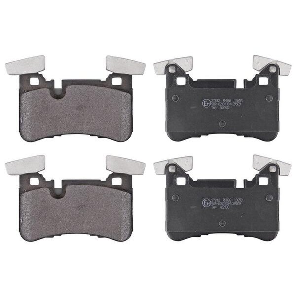 Brake pad set for wear warning indicator 14.5 mm A.B.S. for e.g. MB CLS
