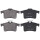 Brake pad set without wear sensor 16.2 mm A.B.S. for JAGUAR XJ and others
