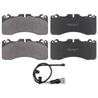 Brake pad set incl. wear warning contact 17 mm A.B.S. for...