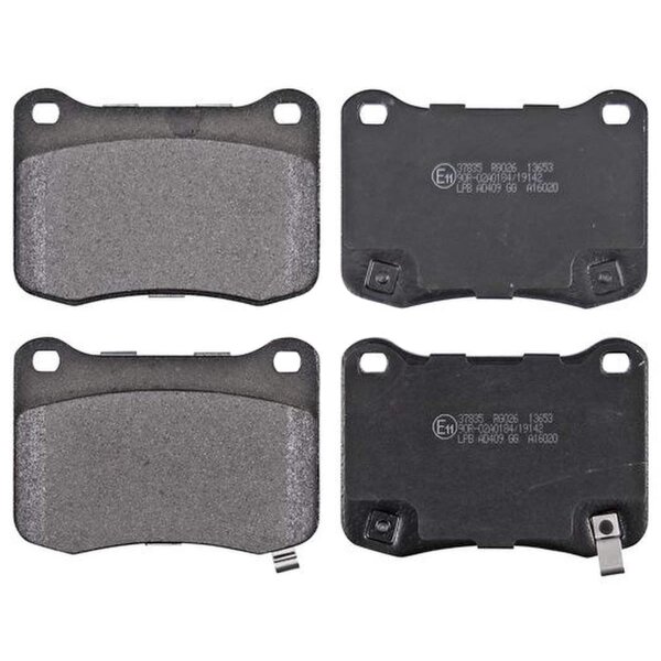 Brake pad set with acoustic wear warning 17.5 mm A.B.S. for LEXUS IS
